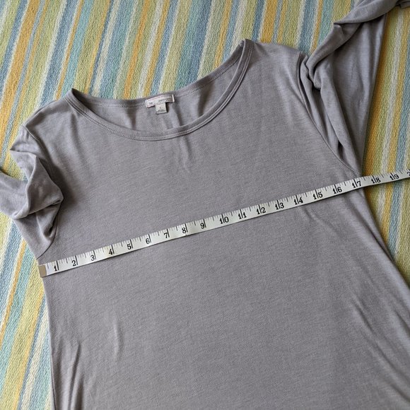🛍️ BUNDLE ONLY | GAP gray flowy shift top Small - Picture 8 of 12